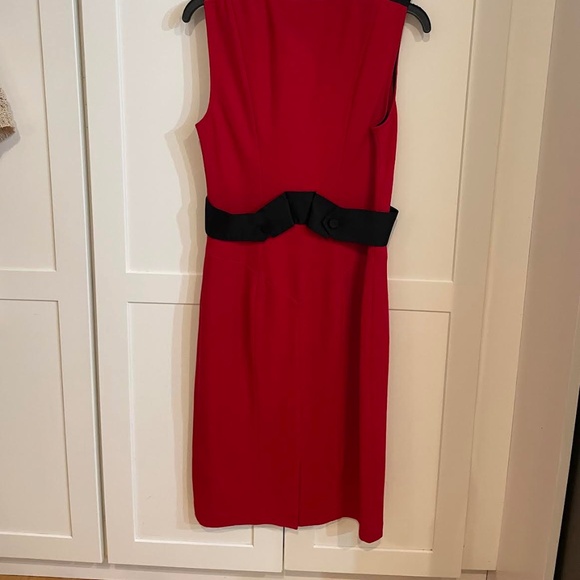 NWT Diane von Furstenberg Red/Black Jacinta Dress Size 10 - Picture 6 of 6